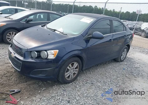 2016 Chevrolet Sonic Lt Auto из США, поврежденный, VIN 1G1JC5SH4G4108841